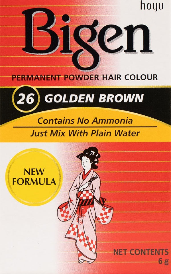 Bigen 26 Golden Brown- Bigen 26 Golden Brown – Tinte Permanente Cabello