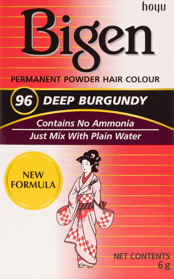 Bigen 96 Borgoña Profundo – Tinte Permanente Sin Amoníaco