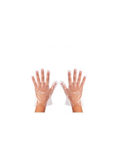 Guantes Desechables HDPE – 100 uds de Polietileno 0.4g/unidad – Talla Única