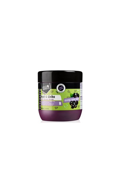 Real Natura Super Hair Food Mascarilla Hidratante De Açaí Y Lino 500ml