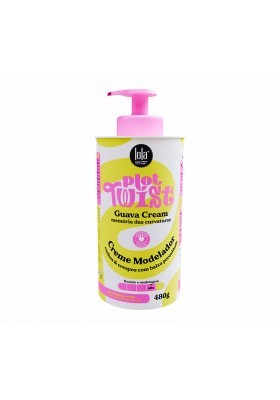 Plot Twist Crema de Guayaba 480g | Crema de Peinado para Rizos de Baja Porosidad