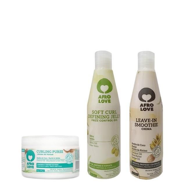 Pack Afro Love: Nutrición y Definición para Cabellos Rizados