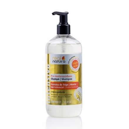 Champú Pro-Antiresiduos Real Natura 500ml – Limpieza Profunda y Eliminación de Residuos