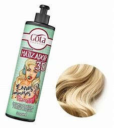 Matizador 3D Perola Gota Dourada 300ml - Brillo y Tono Perfecto