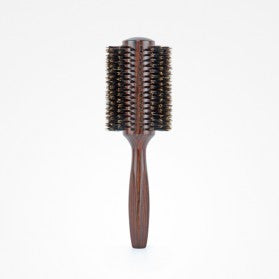 Bifull Cepillo Madera Ébano Redondo Ebony Nº78 - Peinado Profesional y Precisión