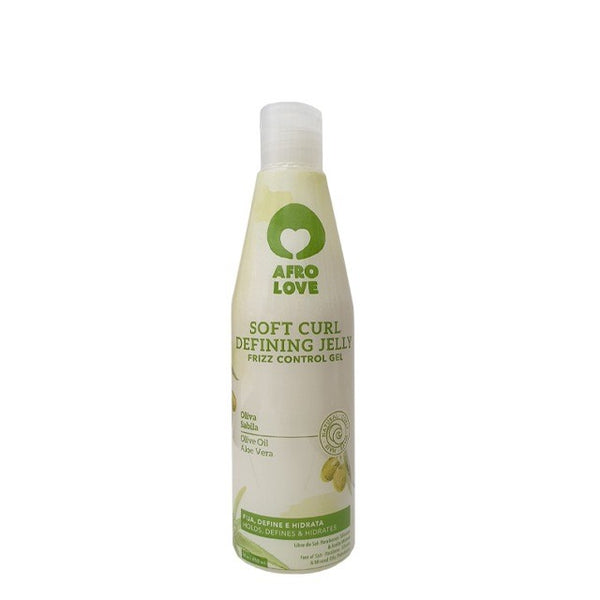 Afro Love Soft Curl Defining Jelly 290ml – Gel Definidor Hidratante para Rizos Tipo 2 y 3 sin Residuos