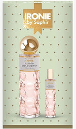 Coffret Ironie by Saphir Pour Femme – Perfume floral sofisticado con casis, jazmín y vainilla