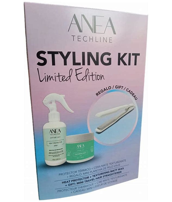 Pack STYLING KIT con Protector Térmico + Cera Mate + REGALO de Plancha Mini Formato Viaje