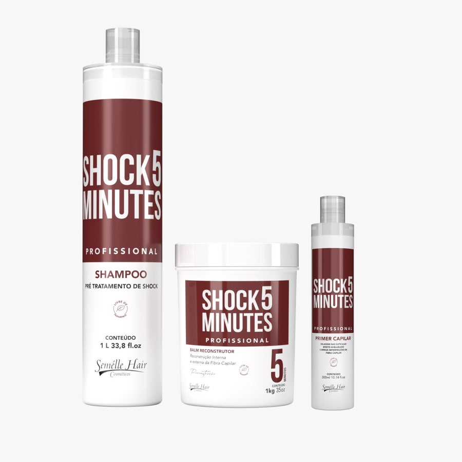 Kit Shock 5 Reconstrucción Capilar Semelle Cabello