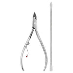 Kit Alicate de Cutículas + Bajapieles Mundial 778-E – Acero Inoxidable y Corte Preciso