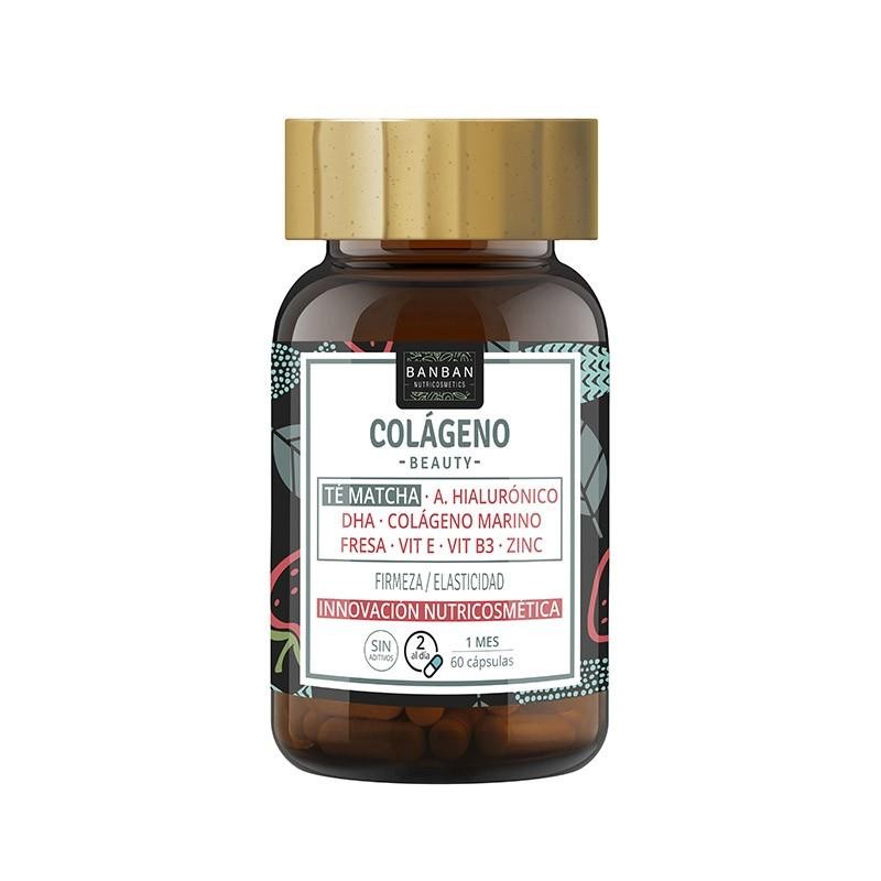 Colágeno Belleza 60 Cápsulas BanBan| Nutricosmética para Piel, Cabello y Uñas