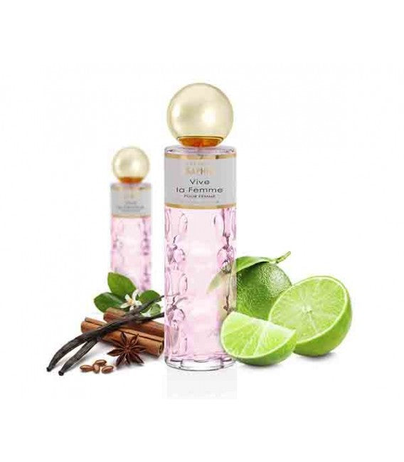Vive La Femme By Saphir 30 ml - Perfume Oriental Cálido y Dulce con Notas de Miel y Patchouli