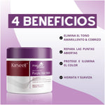 Karseell Mascarilla Purple 500ml - Neutraliza Amarillo y Nutre Cabello Decolorado