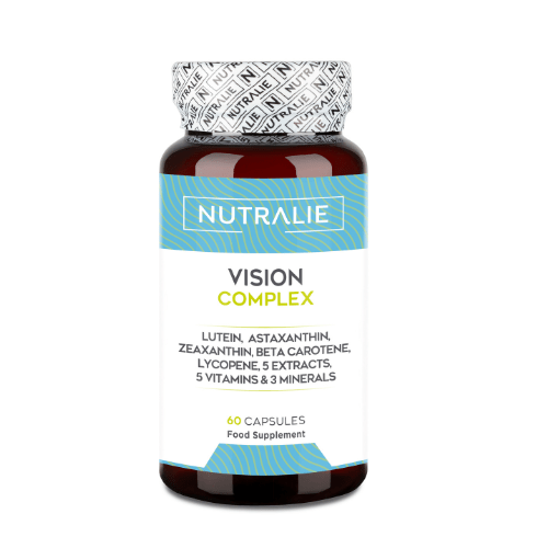 Vision Complex Nutralie 60 cápsulas – Suplemento Ocular Avanzado con Luteína, Astaxantina y Vitaminas