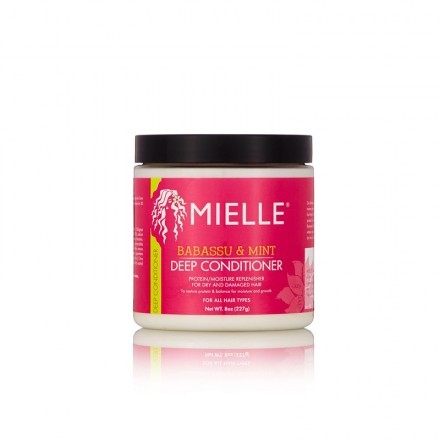 Mielle Babassu &amp; Mint Deep Conditioner 227g – Hidratación y Reparación Profunda para Rizos y Cabello Afro