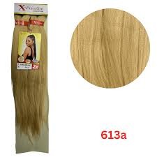 X-Pression Collection Braid 613A – Trenzas Kanekalon Rubias Claras con Textura Natural