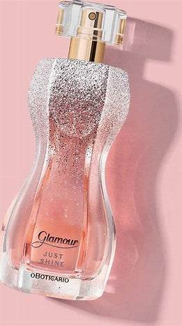 Perfume Glamour Just Shine 75ml – Fragancia Floral Gourmand con Toque de Sal para Mujeres