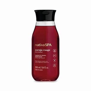 Nativa Spa Jabón Líquido Perfumado Cereza Rouge 250ML – Limpieza Sensorial, Hidratación y Fragancia Duradera