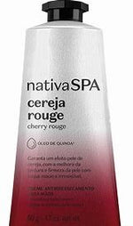 Nativa Spa Cereza Rouge Crema de Manos 50GR – Hidratación Intensa con Aceite de Quinoa y Fragancia Oriental Afrutada