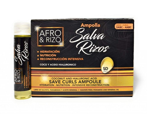 Afro & Rizo Ampolla 30ml 1 Unidad