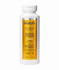 Match Shampoo Fonte da Nutrição: Suavidad, Elasticidad y Brillo Intenso