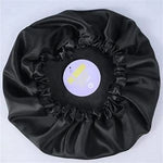 Soulta Gorro de Satén Negro | Protección Nocturna para Cabello Rizado y Liso