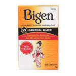 Bigen 59 Oriental Black – Tinte permanente en polvo, negro intenso sin amoníaco