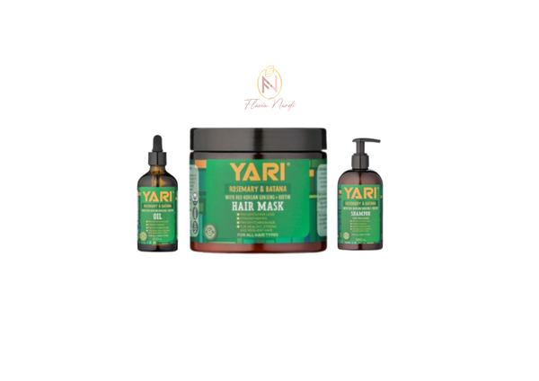 Pack Crecimiento Acelerado Batana – Champú, Mascarilla y Aceite con Biotina, Romero y Ginseng
