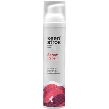 Keen Strok Serum Reparador 100ml – Reconstrucción Capilar con Colágeno, Keratina y Aceite de Macadamia