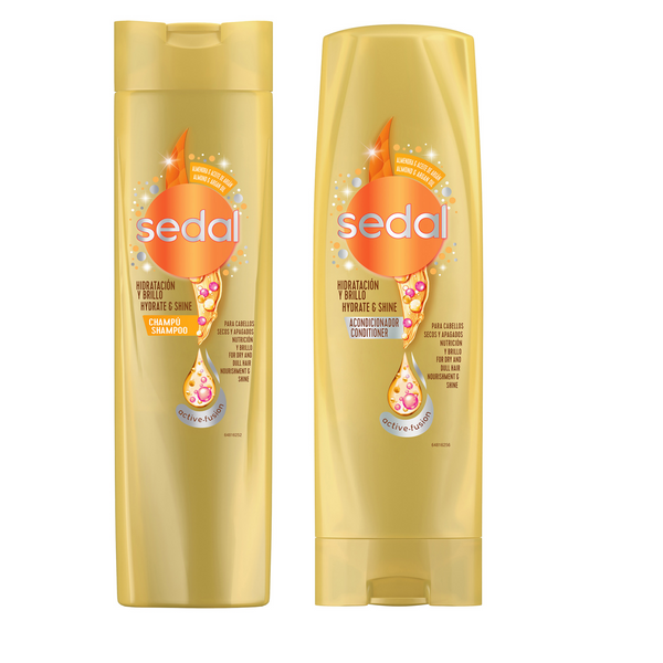 Pack Sedal Hidratación & Brillo con Champú y Acondicionador – Cabello Suave y Radiante
