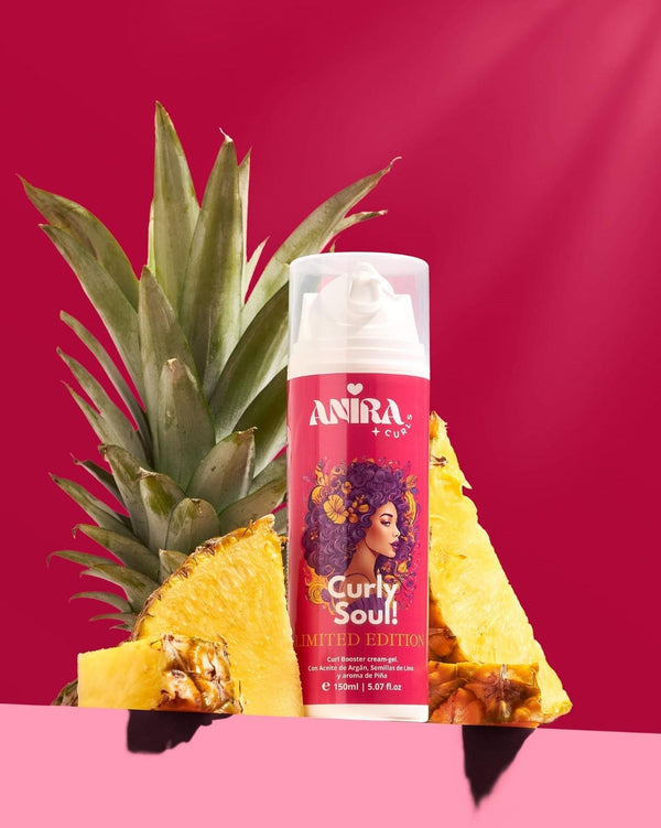 Anira Curly Soul Gel Definidor Rizos Edición Limitada – Alta Fijación con Aceite de Argán y Linaza