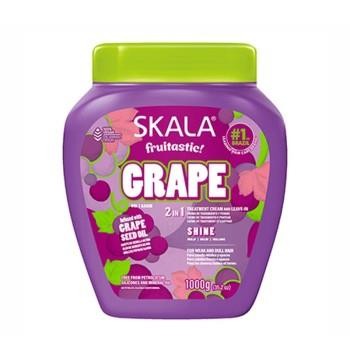 Skala Frutástica Uva 2 en 1 – Crema Multiusos para Rizos con Aceite de Uva, D-Pantenol y Vitamina A