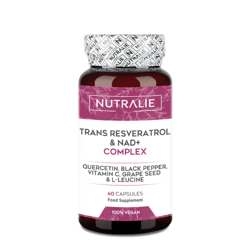 Trans-Resveratrol & NAD+ Complex Nutralie – Antioxidante Celular, Antiedad y Neuroprotector