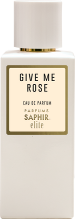 Saphir Elite Give Me Rose Eau de Parfum 100 ml – Perfume Floral Unisex con Rosa, Jazmín y Almizcle
