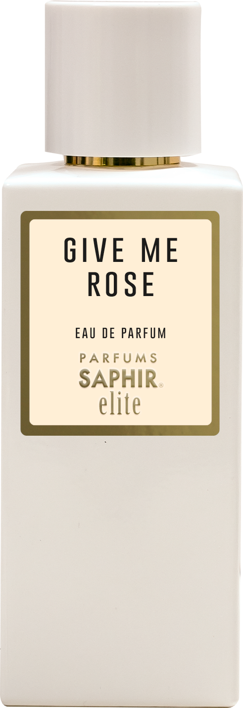 Saphir Elite Give Me Rose Eau de Parfum 100 ml – Perfume Floral Unisex con Rosa, Jazmín y Almizcle