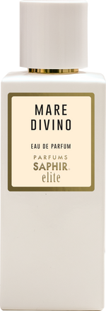 Saphir Elite Mare Divino Eau de Parfum 100 ml - Perfume Unisex Acuático con Ámbar, Algas Marinas y Almizcle