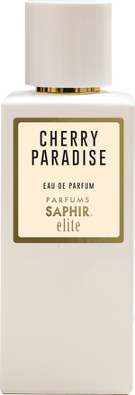 Saphir Elite Cherry Paradise Eau de Parfum 100 ml – Perfume Unisex Gourmand con Cereza, Vainilla y Sándalo