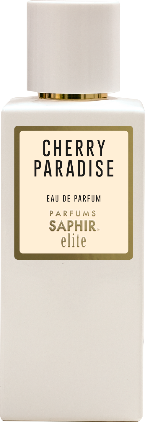 Saphir Elite Cherry Paradise Eau de Parfum 100 ml – Perfume Unisex Gourmand con Cereza, Vainilla y Sándalo
