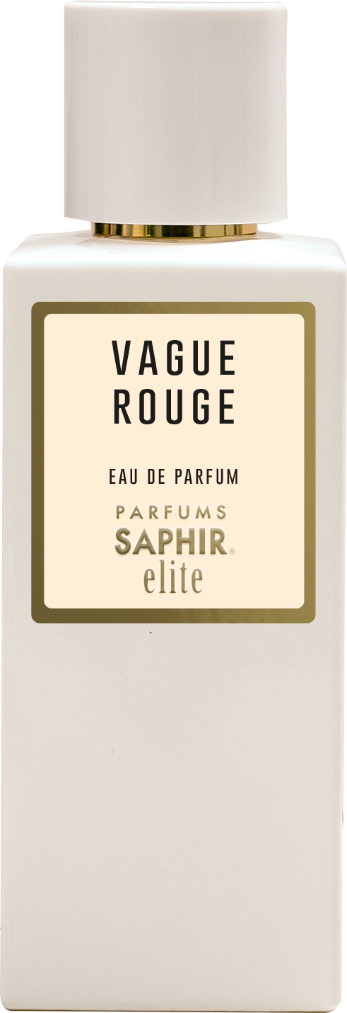 Saphir Elite Vague Rouge Eau de Parfum 100 ml – Perfume Unisex Floral-Ambarado con Jazmín, Ámbar y Resina de Abeto