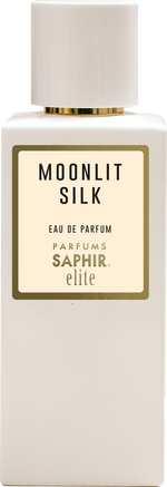 Saphir Elite Moonlit Silk Eau de Parfum 100 ml - Perfume Unisex Oriental Floral con Ciruela, Orquídea Negra y Pachuli