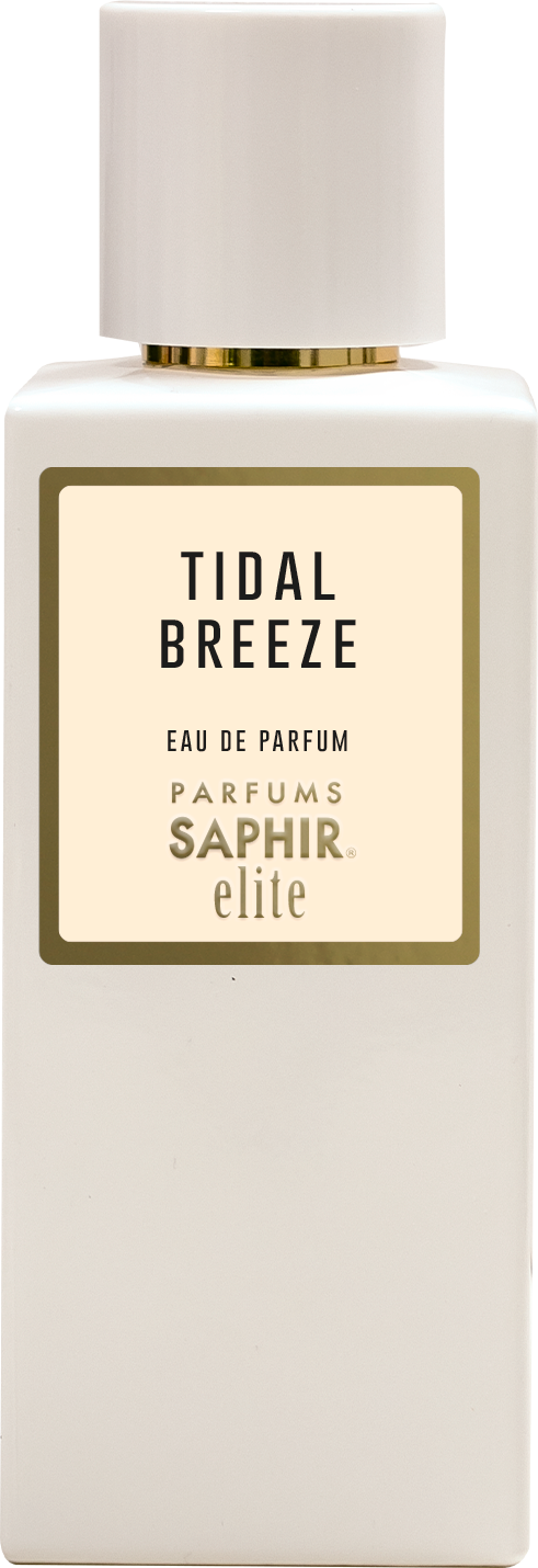 Saphir Elite Tidal Breeze Eau de Parfum 100 ml – Perfume Unisex Amaderado con Almizcle Blanco, Mimosa y Maderas Nobles