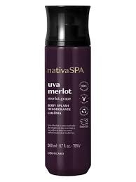 Nativa Spa Body Splash Uva Merlot 200ml