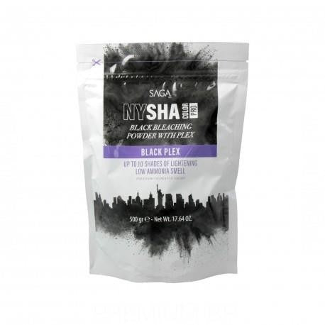 Saga Nysha Plex Polvo Decolorante Negro. Polvo Decolorante negro 500g