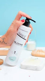 Bloom Champú Sin Sulfatos 250ml | Limpieza Suave, Brillo y Control Anti‑Frizz