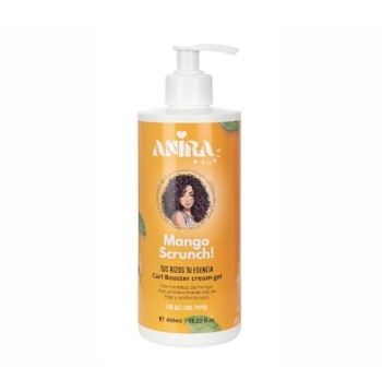 Mango Scrunch Curl Booster Crema-Gel Anira Rizos 450 ml | Definición, Nutrición y Brillo para Rizos