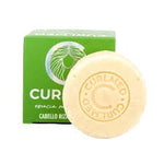 CurlMed Champú Sólido Proteínas 80 g | Rizos Fuertes, Limpieza Profunda y Anticaída