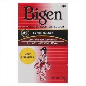 Bigen 45 Chocolate  – Tinte Permanente en Polvo Sin Amoníaco, 6g