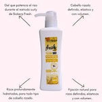 SALERM - Gel Activador de Rizos - Curly Booster Yellow Shot - 300 ml - Biokera Fresh - Rizos Definidos - Hidratación Profunda de