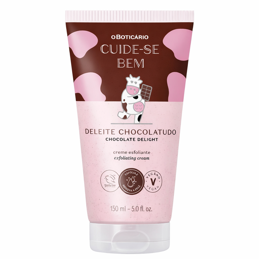 Cuide-se Bem Delight Chocolatudo – Crema Exfoliante Corporal con Aroma a Chocolate 150ml