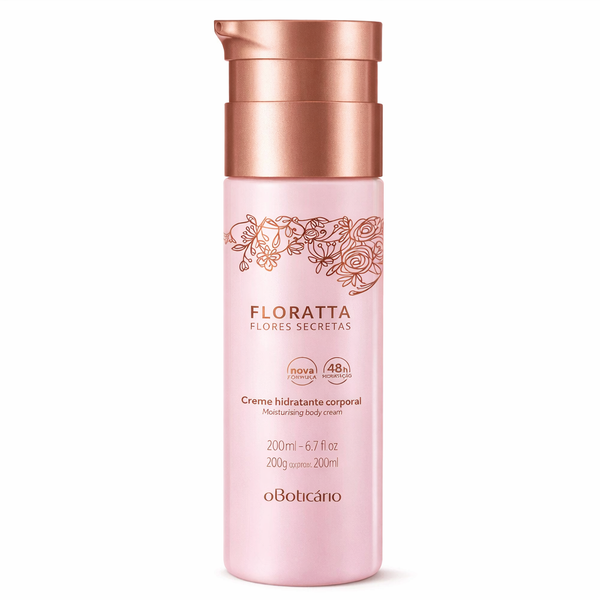 Floratta Flores Secretas Crema Corporal 200ml – Hidratación 48H con Fragancia Floral Inspirada en Higo